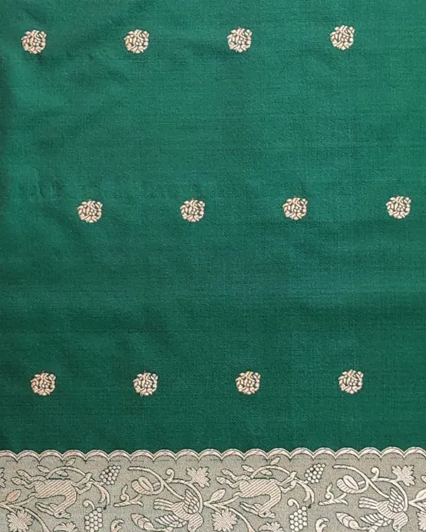 Green_Color_Recently_Added_Soft_Banarasi_Silk_Saree_with_Classy_Bloue_Piece