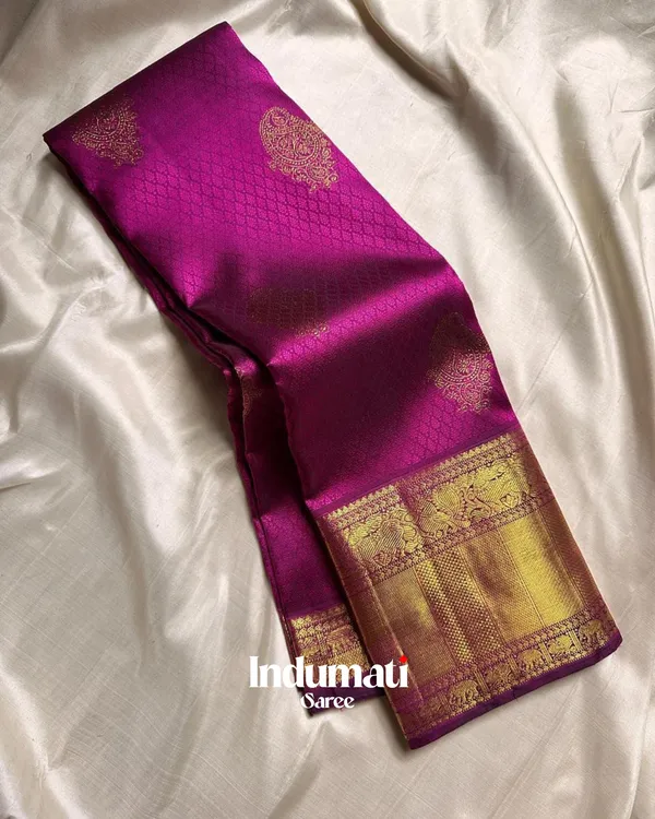 Pink_Color_New_Drop_Soft_Banarasi_Silk_Saree_with_Pure_Golden_Zari_work_&_Classy_Blouse_Piece