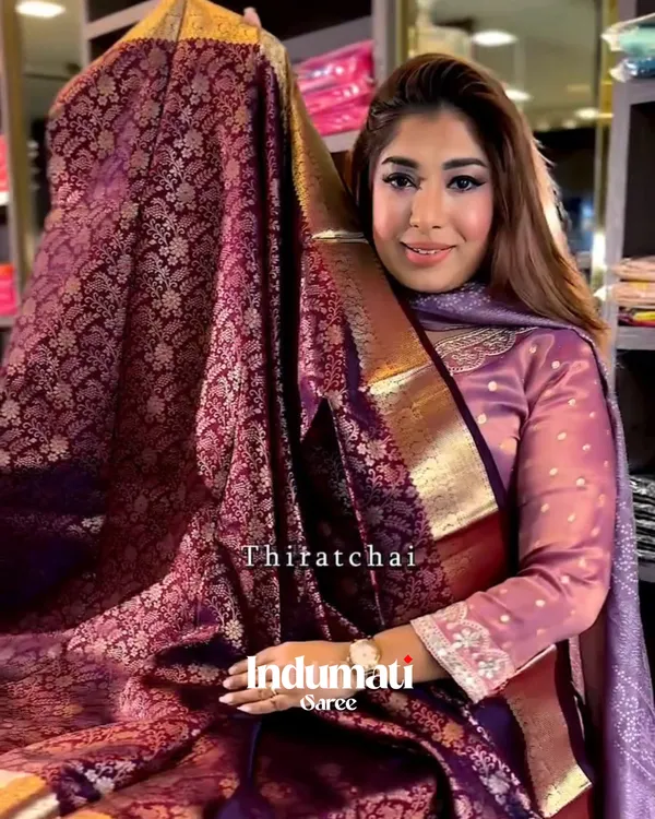 Luxurient_Purple_Color_Soft_Banarasi_Silk_Saree_With_Pure_Golden_Zari_Work_&_Classy_Blouse_Piece