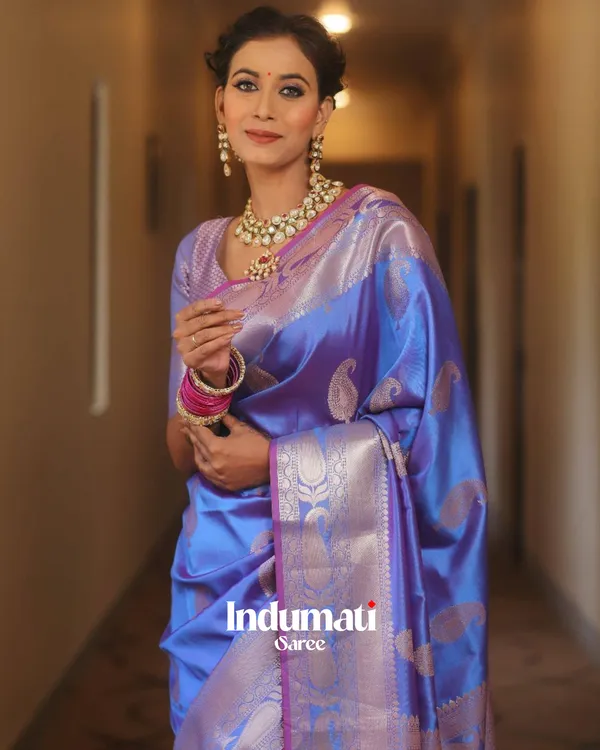Blue__Color_Color_Just_Soft_Banarasi_Silk_Saree_with_Classy_Blouse_Piece