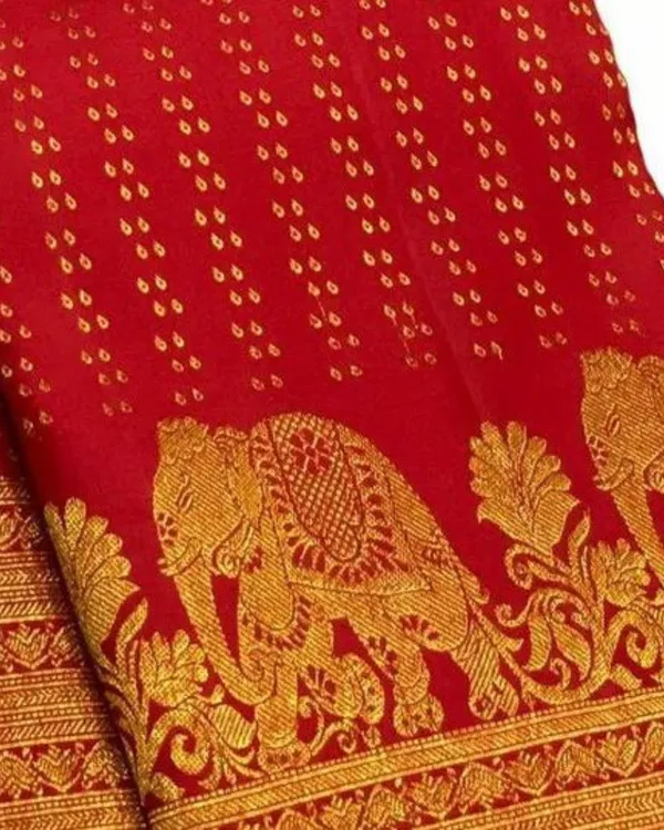Red_Color_Best_Seller_Soft_Banarasi_Silk_Saree_with_Classy_Bloue_Piece