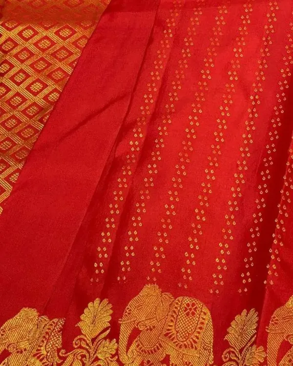 Red_Color_Best_Seller_Soft_Banarasi_Silk_Saree_with_Classy_Bloue_Piece