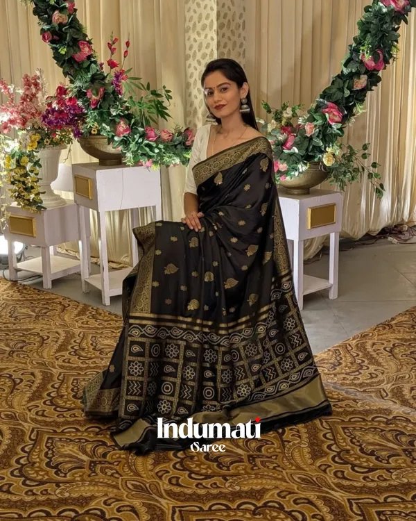 Black_Color_Going_Fast_Soft_Banarasi_Silk_Saree_with_Classy_Blouse_Piece