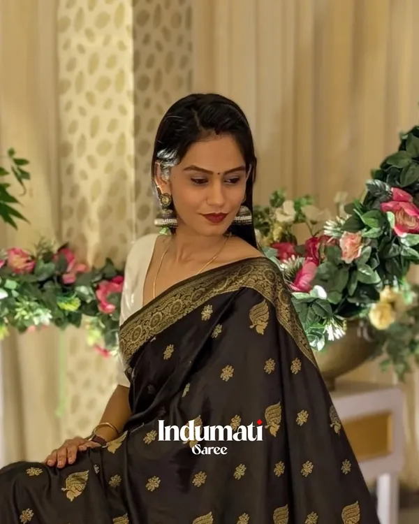Black_Color_Going_Fast_Soft_Banarasi_Silk_Saree_with_Classy_Blouse_Piece
