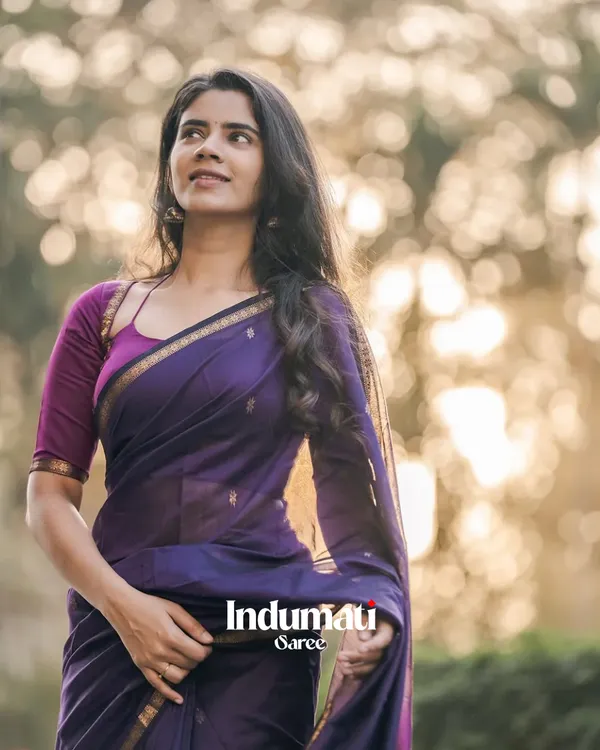 Purple_Premium_Cotton_Silk_Saree_With_Classy_Blouse_and_tassels