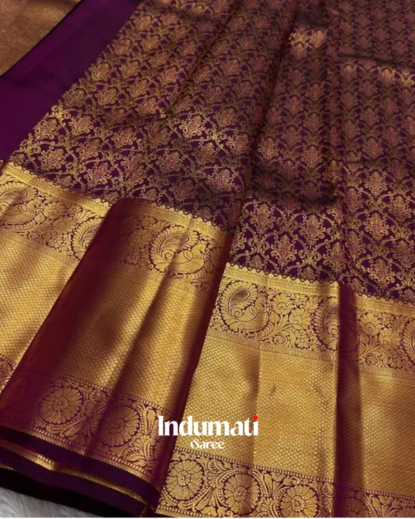 Purple_Color_Updated_Edition_Soft_Banarasi_Silk_Saree_with_Pure_Golden_Zari_work_&_Classy_Blouse_Piece
