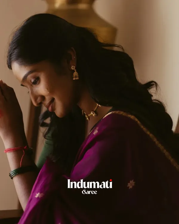 Purple_And_Green_Premium_Cotton_Silk_Saree_With_Classy_Blouse_and_tassels
