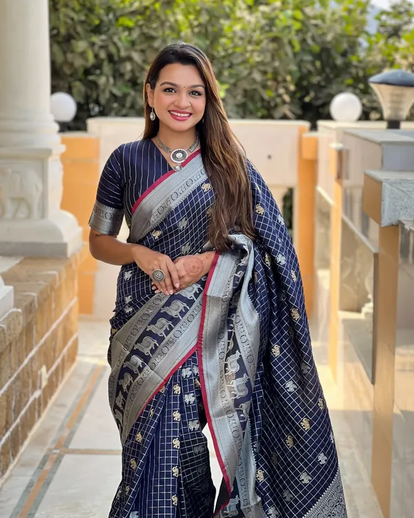 Blue_Color_New_Release_Soft_Banarasi_Silk_Saree_with_Classy_Bloue_Piece