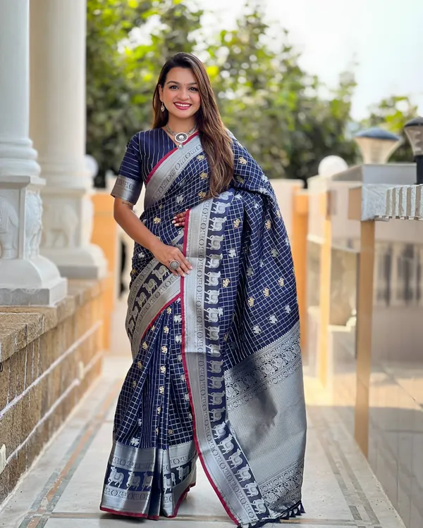 Blue_Color_New_Release_Soft_Banarasi_Silk_Saree_with_Classy_Bloue_Piece