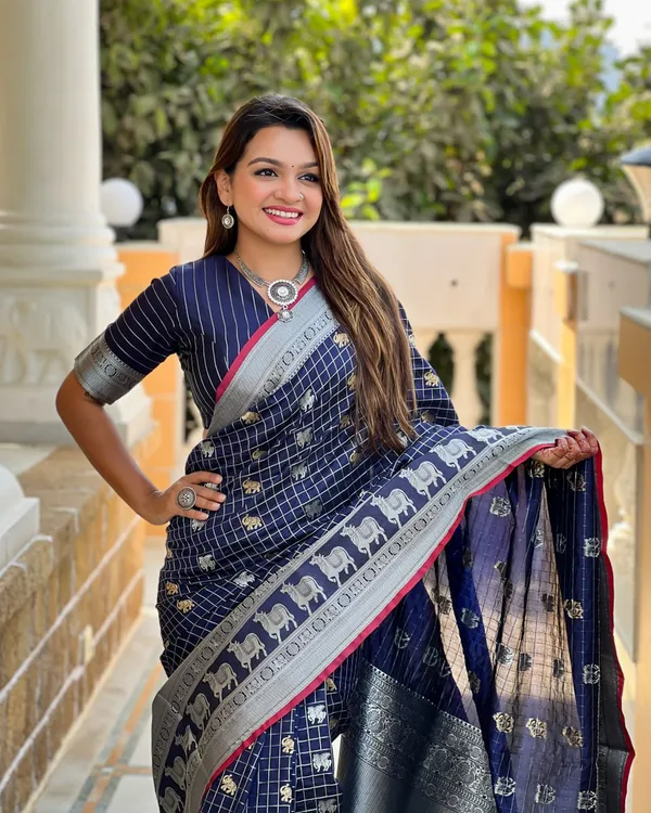 Blue_Color_New_Release_Soft_Banarasi_Silk_Saree_with_Classy_Bloue_Piece
