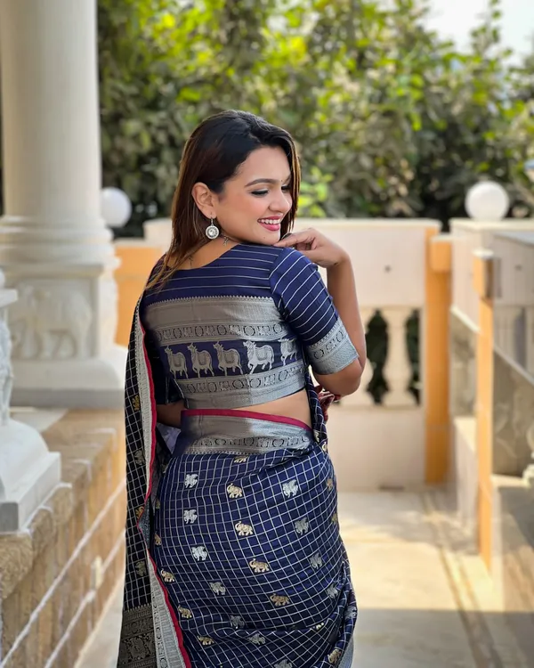 Blue_Color_New_Release_Soft_Banarasi_Silk_Saree_with_Classy_Bloue_Piece