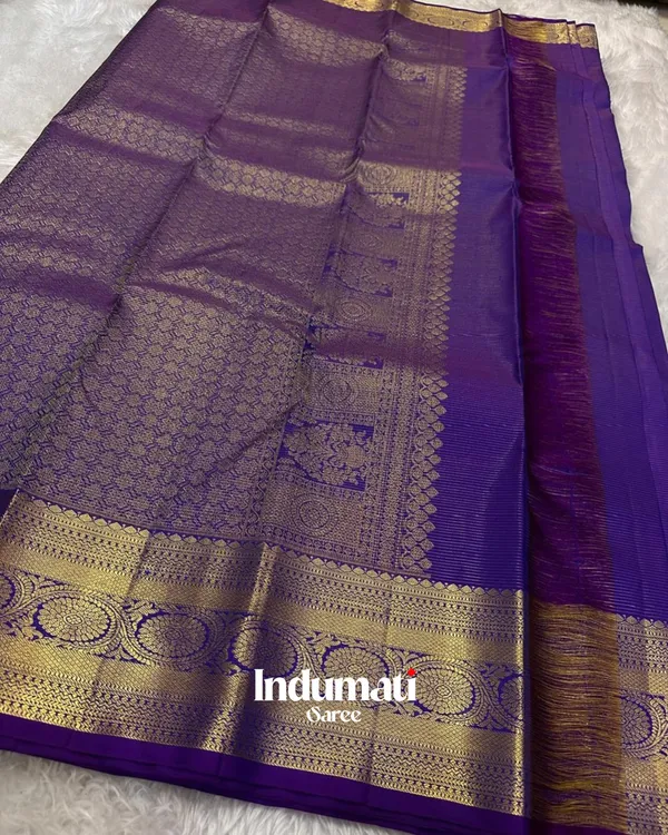 Purple_Color_Hot_Right_Soft_Banarasi_Silk_Saree_with_Pure_Golden_Zari_work_&_Classy_Blouse_Piece