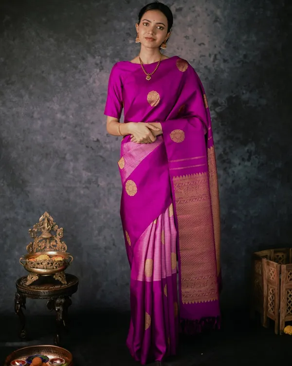 Purple_Color_Latest_Drop_Soft_Banarasi_Silk_Saree_with_Classy_Bloue_Piece