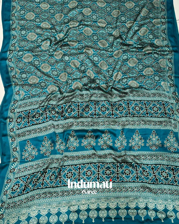 Rama_Ajrakh_Printed_Soft_Modal_Silk_Natural_Print_Saree_with_Blouse_Piece