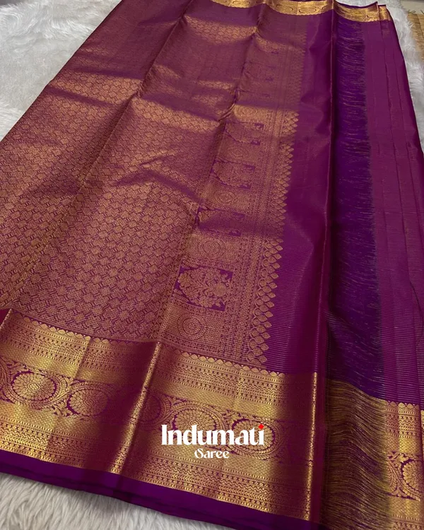 Rani_Pink_Color_Just_In_Soft_Banarasi_Silk_Saree_with_Pure_Golden_Zari_work_&_Classy_Blouse_Piece