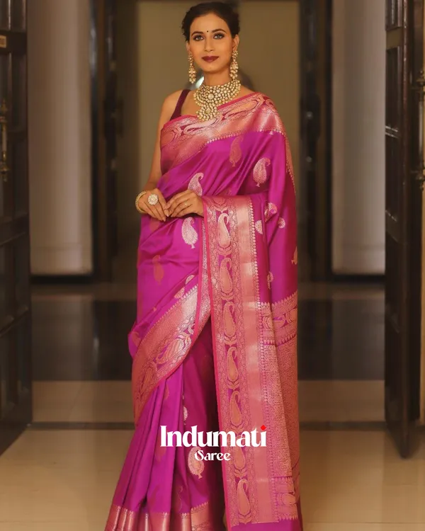 Pink_Color_Updated_Edition_Soft_Banarasi_Silk_Saree_with_Classy_Blouse_Piece