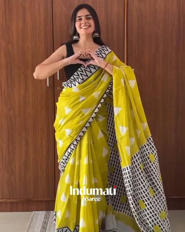 Sunset_Noir_-_Lemon_Yellow_Linen_Saree_with_Black_Blouse