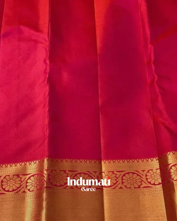 Red_Color_Latest_Arrival_Soft_Banarasi_Silk_Saree_with_Pure_Golden_Zari_work_&_Classy_Blouse_Piece