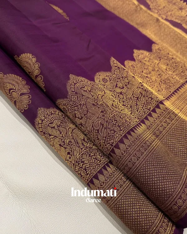 Purple_Color_Signature_Line_Soft_Banarasi_Silk_Saree_with_Pure_Golden_Zari_work_&_Classy_Blouse_Piece