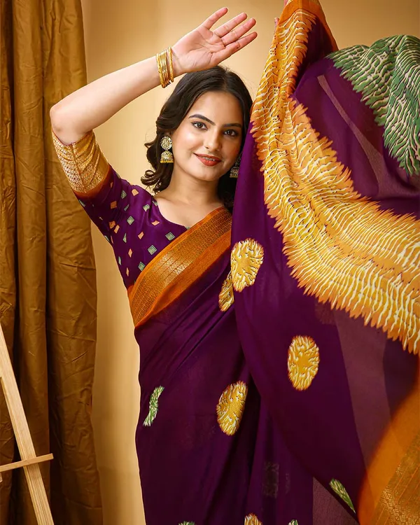 Purple_Color_Latest_Design_Dola_Silk_Saree_with_Blouse_Piece