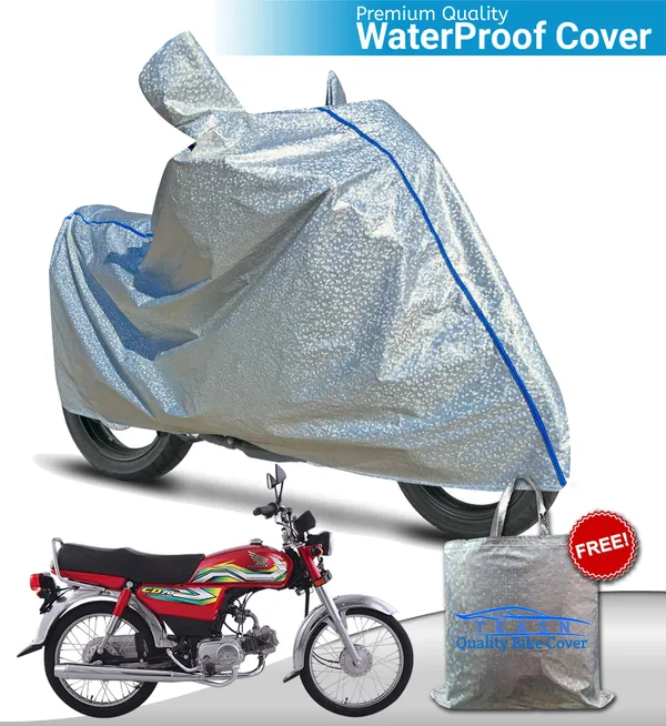 Silver_Waterproof_Full_Body_Two_Wheeler_Cover_For_Honda_CD_100_SS