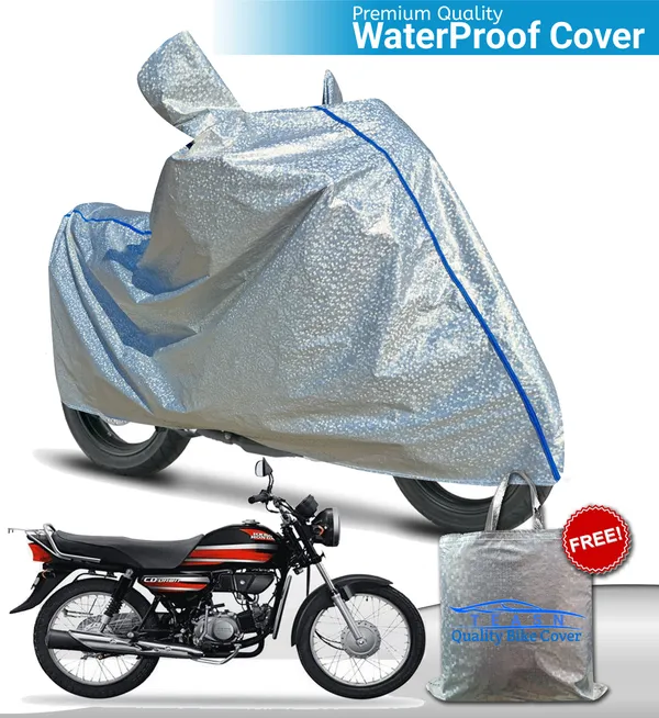 Silver_Waterproof_Full_Body_Two_Wheeler_Cover_For_Honda_CD_Dawn
