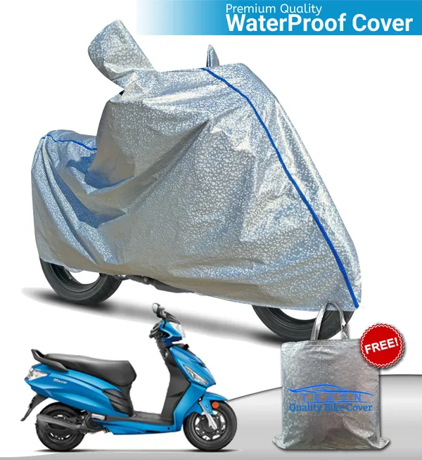 Silver_Waterproof_Full_Body_Two_Wheeler_Cover_For_Hero_Electric_Dash