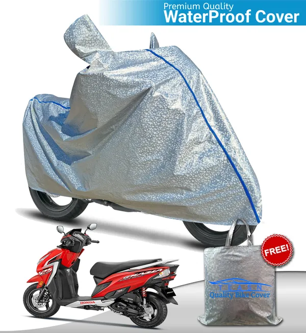 Silver_Waterproof_Full_Body_Two_Wheeler_Cover_For_Honda_Dio