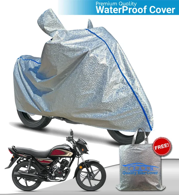 Silver_Waterproof_Full_Body_Two_Wheeler_Cover_For_Honda_Dream_Neo