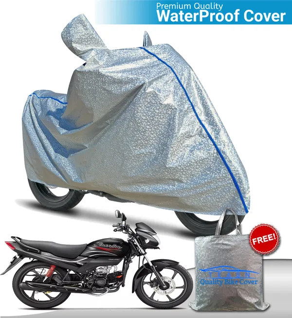 Silver_Waterproof_Full_Body_Two_Wheeler_Cover_For_Hero_Passion_Pro