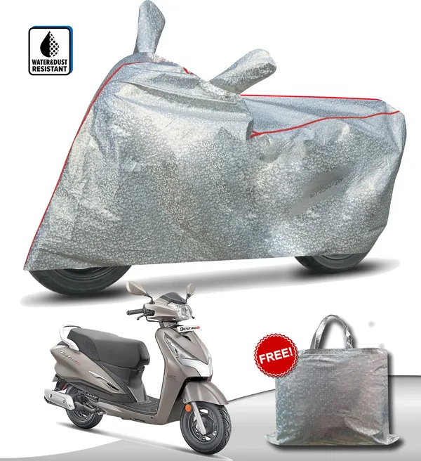 Silver_Waterproof_Full_Body_Two_Wheeler_Cover_For_Yamaha_Cygnus_Ray_ZR