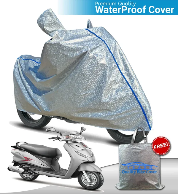 Silver_Waterproof_Full_Body_Two_Wheeler_Cover_For_Hero_Duet_VX_110CC