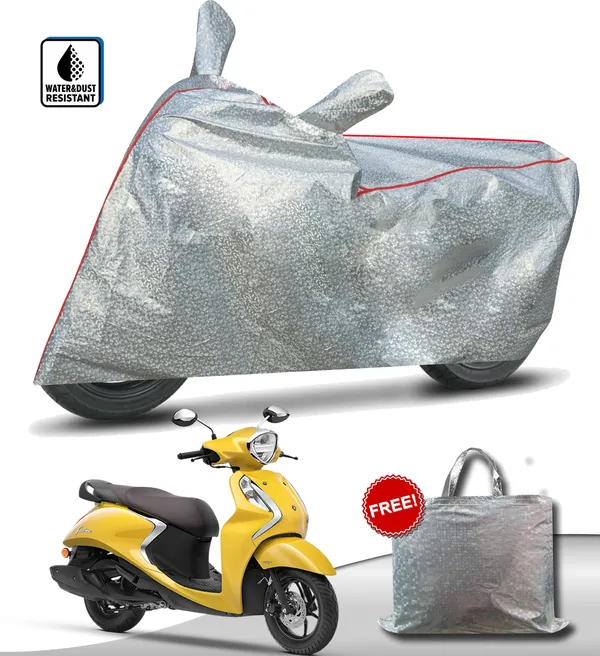 Silver_Waterproof_Full_Body_Two_Wheeler_Cover_For_Yamaha_Fascino_BS6