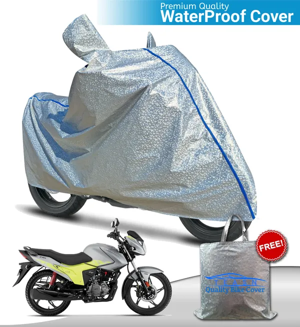 Silver_Waterproof_Full_Body_Two_Wheeler_Cover_For_Hero_Glamour_Blaze