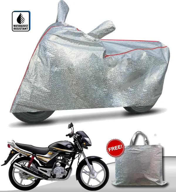 Silver_Waterproof_Full_Body_Two_Wheeler_Cover_For_Yamaha_Libero