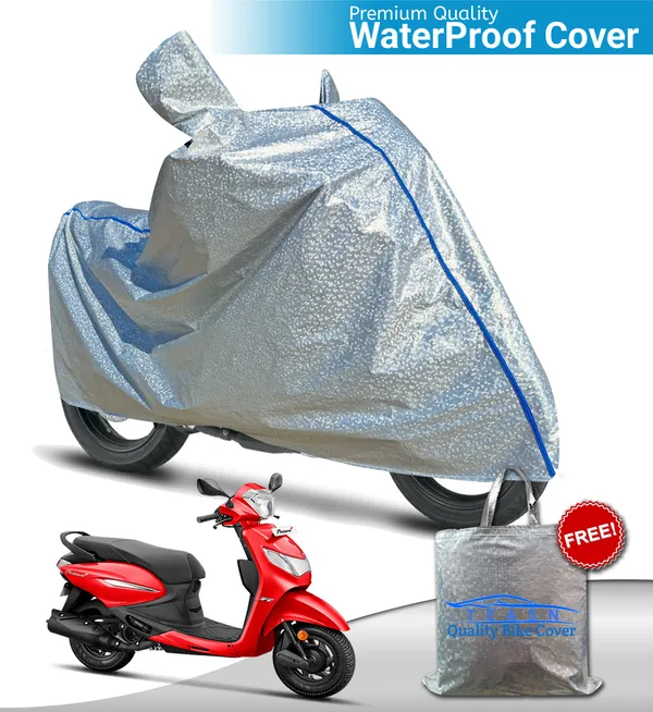 Silver_Waterproof_Full_Body_Two_Wheeler_Cover_For_Hero_MotoCorp_Pleasure_Plus