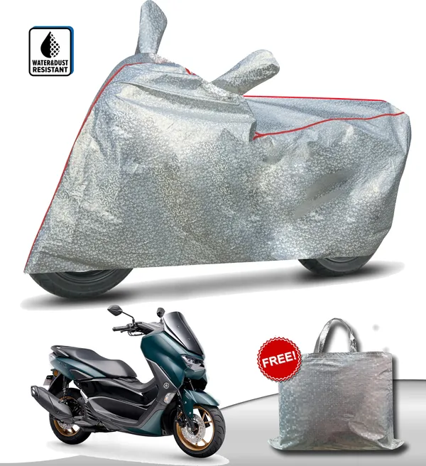 Silver_Waterproof_Full_Body_Two_Wheeler_Cover_For_Yamaha_NMax_155_BS6