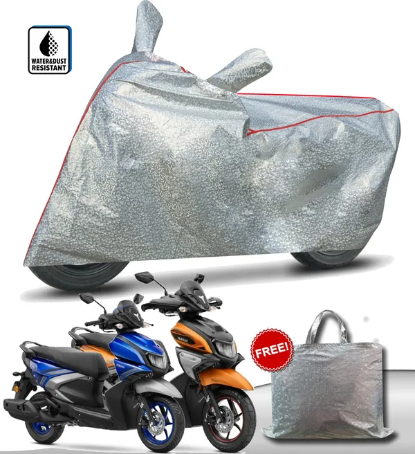 Silver_Waterproof_Full_Body_Two_Wheeler_Cover_For_Yamaha_Ray-ZR_125FI