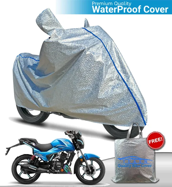 Silver_Waterproof_Full_Body_Two_Wheeler_Cover_For_TVS_Victor_New
