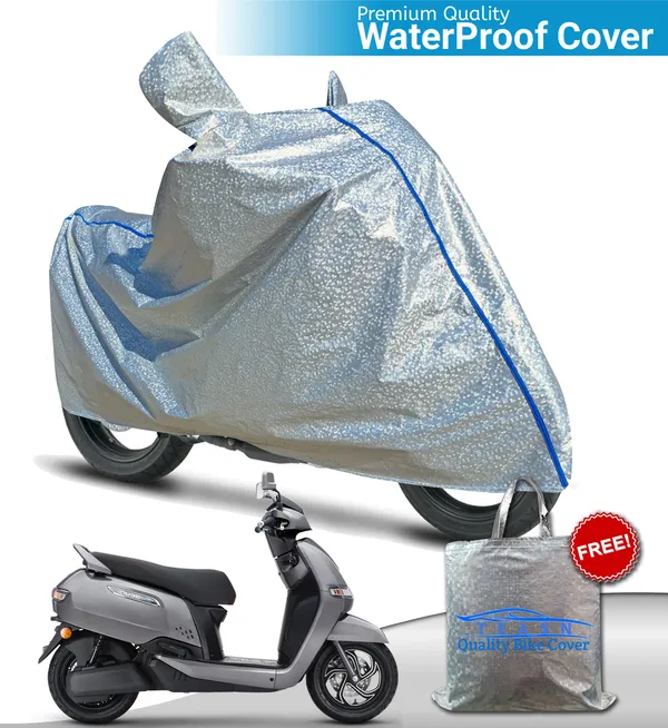 Silver_Waterproof_Full_Body_Two_Wheeler_Cover_For_TVS_iQube_Electric