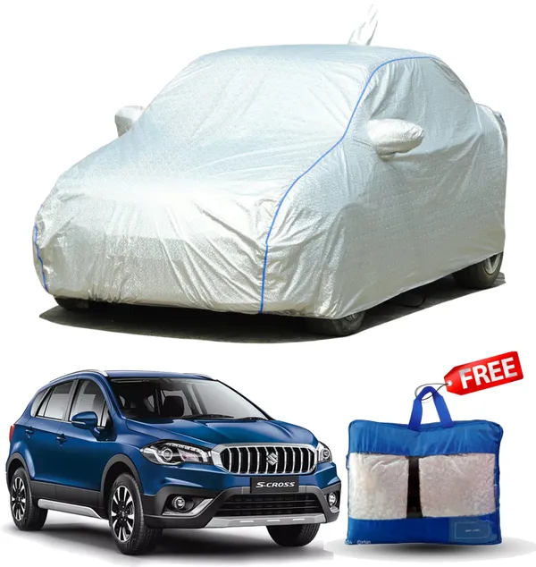 Grey_&_Silver_UV_Protected_Car_Body_Cover_For_Maruti_Suzuki
