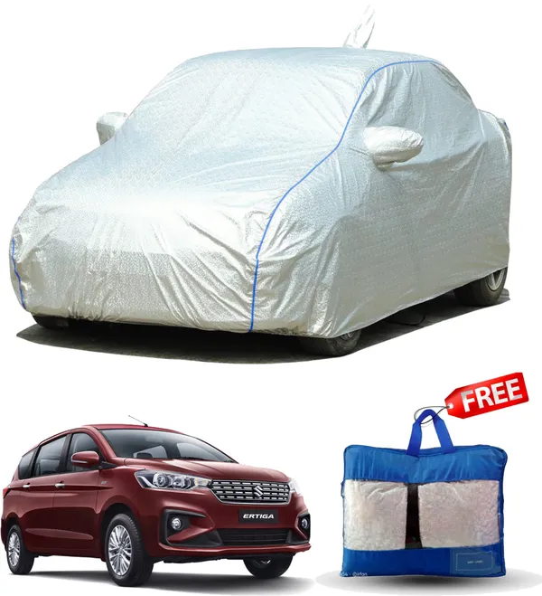 Grey_&_Silver_UV_Protected_Car_Body_Cover_For_Maruti_Suzuki
