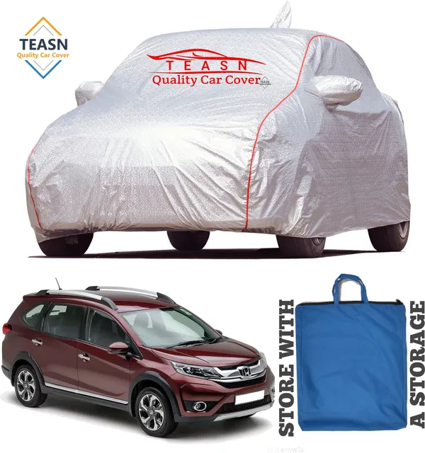 Silver_&_Grey_UV_Protected_Car_Body_Cover_For_Honda
