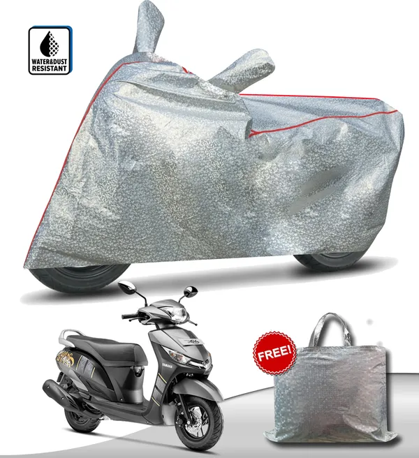 Silver_Waterproof_Full_Body_Two_Wheeler_Cover_For_Yamaha_Alpha