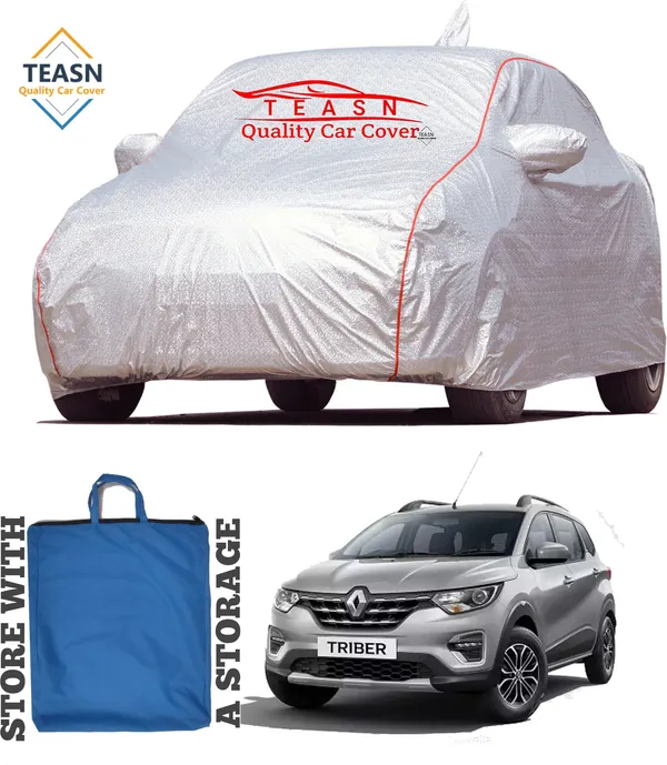 Silver_&_Grey_UV_Protected_Car_Body_Cover_For_Renault