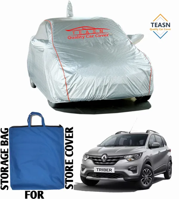 Silver_&_Grey_UV_Protected_Car_Body_Cover_For_Renault