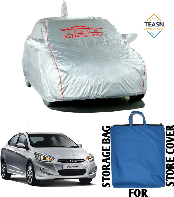 Silver_&_Grey_UV_Protected_Car_Body_Cover_For_Hyundai