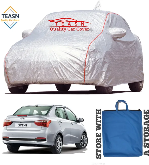 Silver_&_Grey_UV_Protected_Car_Body_Cover_For_Hyundai