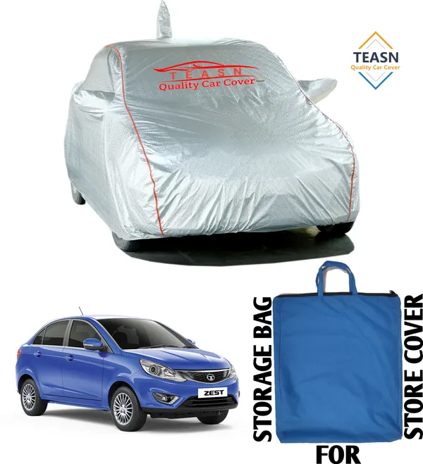 Silver_&_Grey_UV_Protected_Car_Body_Cover_For_Tata