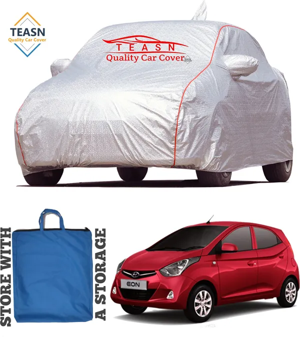 Silver_&_Grey_UV_Protected_Car_Body_Cover_For_Hyundai